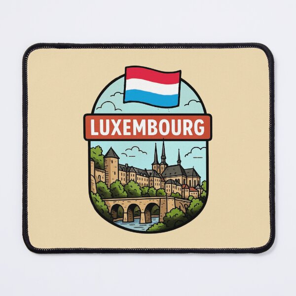 Item preview, Luxembourg / Adolphe Bridge & City Skyline designed and sold by Myra365Art.