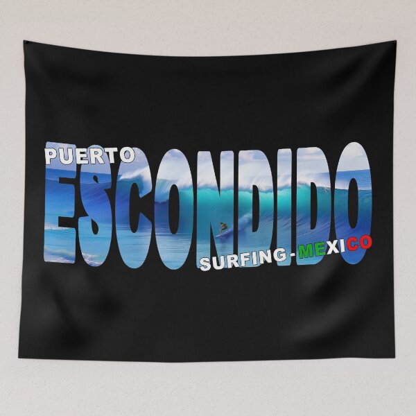 Item preview, PUERTO ESCONDIDO Surfing Mexico - Monster Waves at Zicatela designed and sold by Adam Gormley.