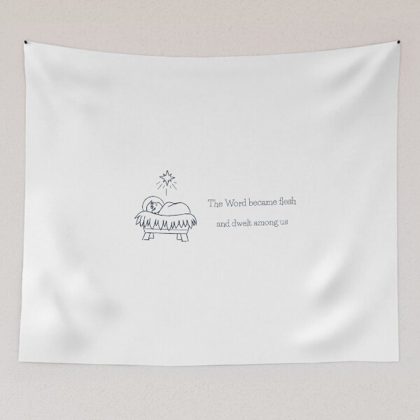 Item preview, The Word became flesh and dwelt among us. Christmas designed and sold by SofikoDesigns.