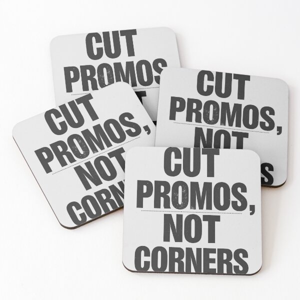 Item preview, Cut Promos Not Corners designed and sold by ConfuseLab Alt.