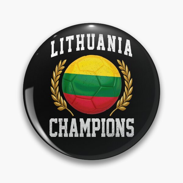 Item preview, SOCCER BALL FLAG CHAMPIONS - LITHUANIA - Fans and Teams for Men and Women T-shirt designed and sold by wallsandpatts.