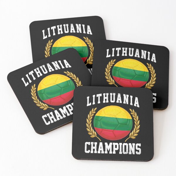 Item preview, SOCCER BALL FLAG CHAMPIONS - LITHUANIA - Fans and Teams for Men and Women T-shirt designed and sold by wallsandpatts.