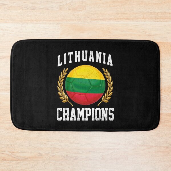 Item preview, SOCCER BALL FLAG CHAMPIONS - LITHUANIA - Fans and Teams for Men and Women T-shirt designed and sold by wallsandpatts.
