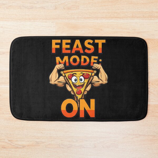 Item preview, Feast Mode On - Funny Pizza designed and sold by ConfuseLab Shop.