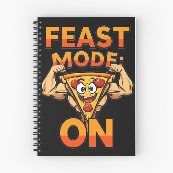 Item preview, Feast Mode On - Funny Pizza designed and sold by ConfuseLab Shop.