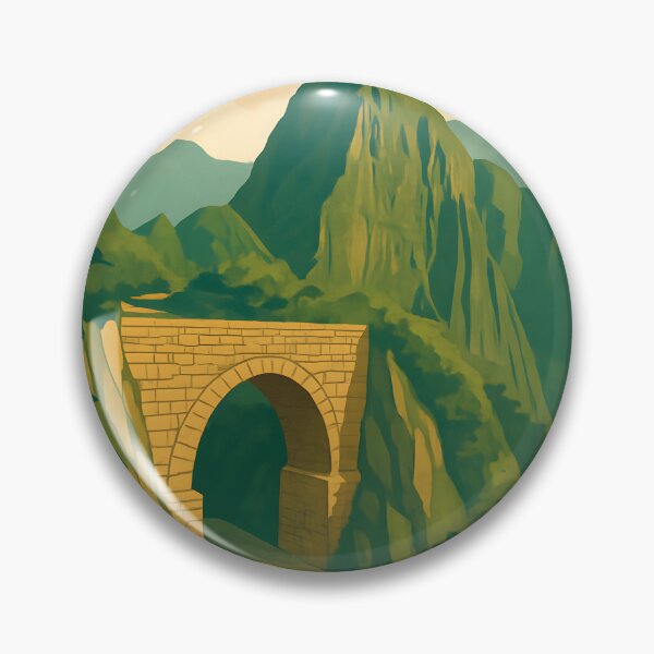 Item preview, Inca Bridge – Vintage Machu Picchu City, Peru designed and sold by Cosmopolis.