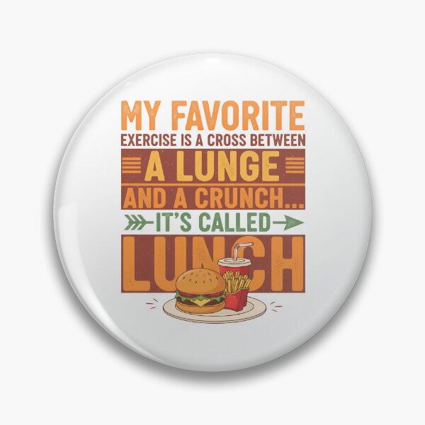 Item preview, A Lunge and a Crunch designed and sold by ComicSansCircles.