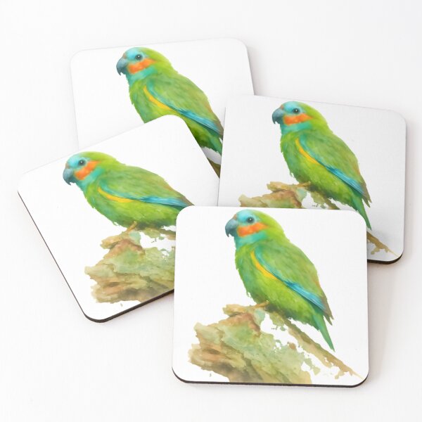 Item preview, Double-eyed Fig Parrot (Cyclopsitta diophthalma) designed and sold by HOMETOWN86.
