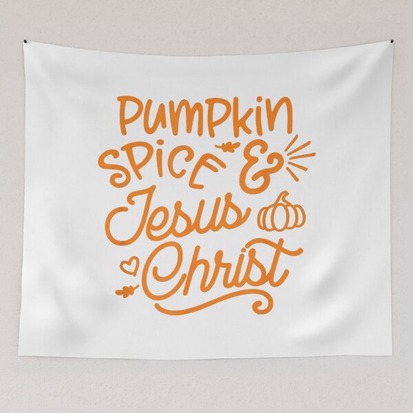 Item preview, Pumpkin and Christ Jesus Funny Spice Classic Retro Vintage Christmas designed and sold by JamieFmorriSS.