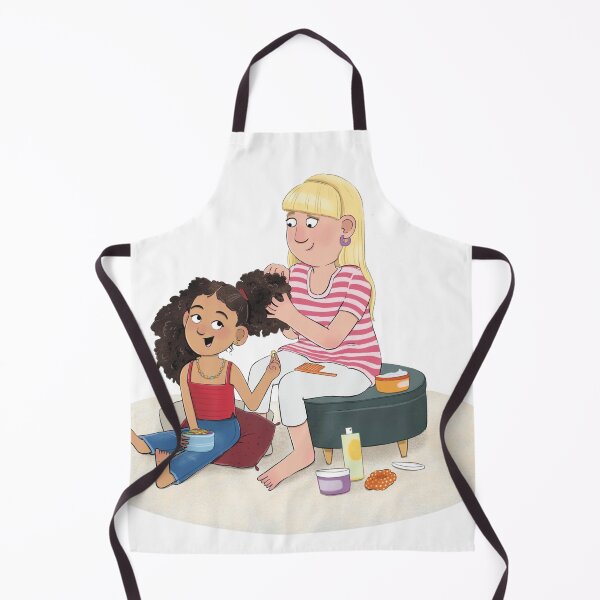Item preview, Mother and Daughter Bonding While Styling Curly Hair Together designed and sold by Splurtifumi.