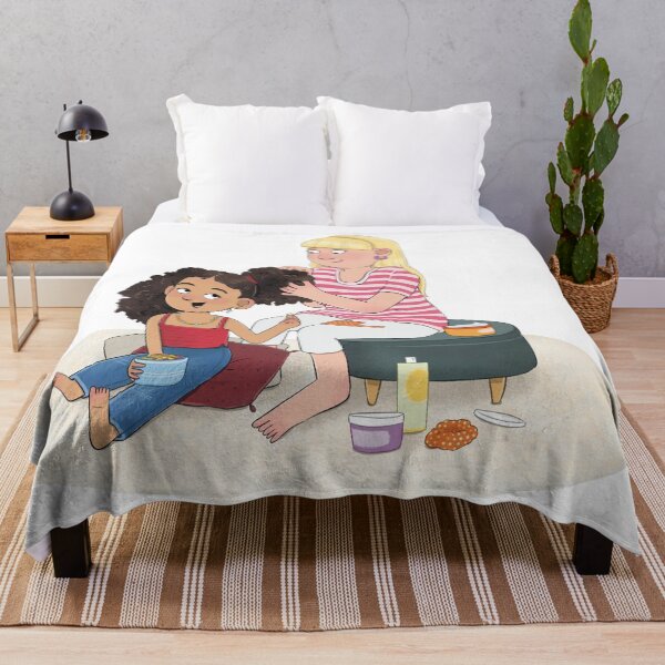 Item preview, Mother and Daughter Bonding While Styling Curly Hair Together designed and sold by Splurtifumi.