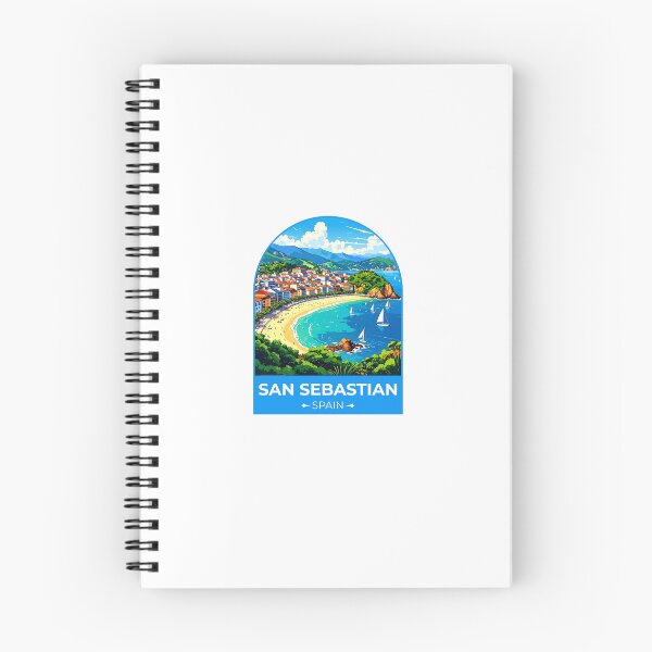 Item preview, San Sebastian Spain Sticker designed and sold by TulipaGraphics.