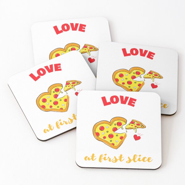 Item preview, Love at First Slice – Heart-Shaped Pizza Design for Food and Pizza Lovers designed and sold by Ani-24.