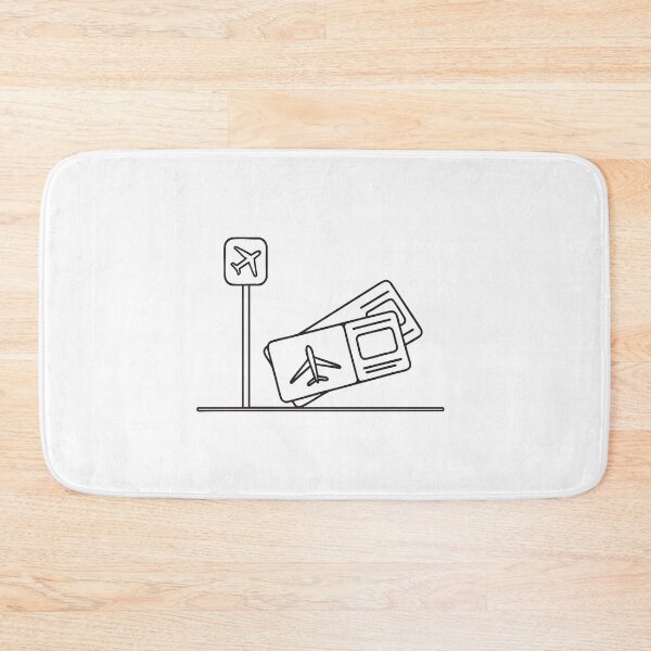 Item preview, A ticket curled beside a boarding gate sign designed and sold by rasagamastore.