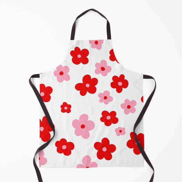 Item preview, Red & Pink Retro Daisy Pattern designed and sold by Meenova Art.