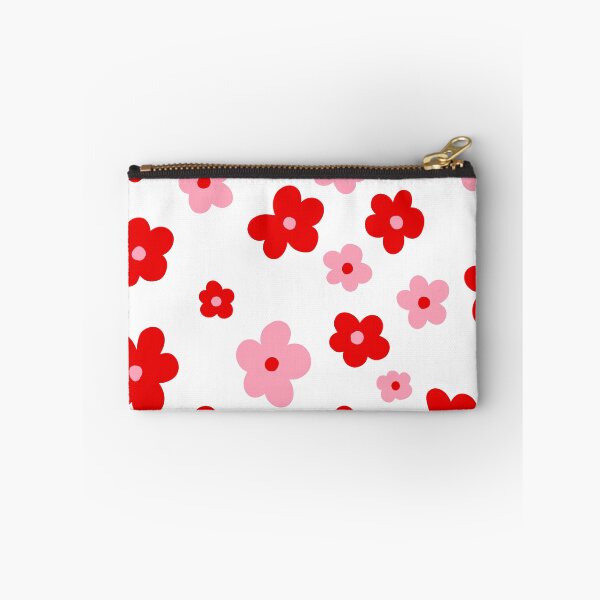 Item preview, Red & Pink Retro Daisy Pattern designed and sold by Meenova Art.
