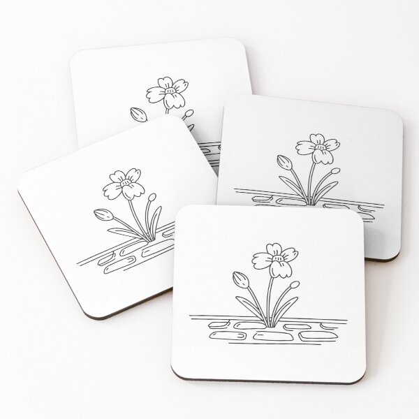 Item preview, A tickseed growing between paving stones in a yard designed and sold by rasagamastore.