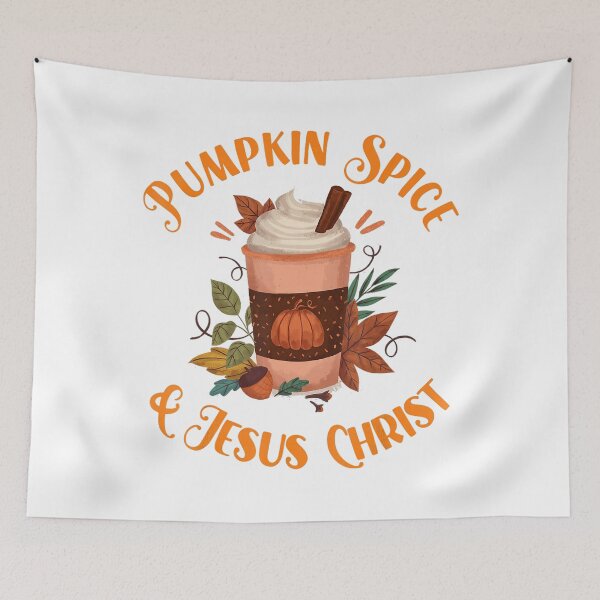 Item preview, Retro Vintage Funny and Christmas Classic Spice Christ Pumpkin Jesus designed and sold by JamieFmorriSS.