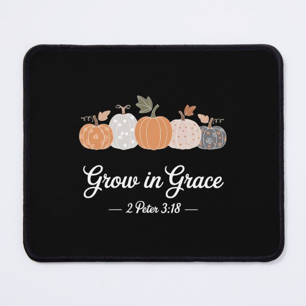 Item preview, Grow in Grace Pumpkins Fall Thanksgiving Christian Religious designed and sold by HellD3vil-Art.