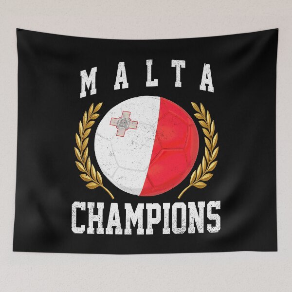 Item preview, SOCCER BALL FLAG CHAMPIONS - MALTA - Fans and Teams for Men and Women T-shirt designed and sold by wallsandpatts.