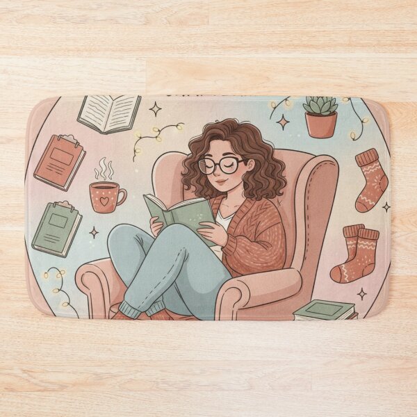 Item preview, Just One More Chapter Cozy Book Lover Reading Art designed and sold by anandsiva2703.