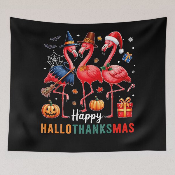 Item preview, Hallothanksmas 2025 Vintage Merry Christmas Tree Happy designed and sold by JamieFmorriSS.