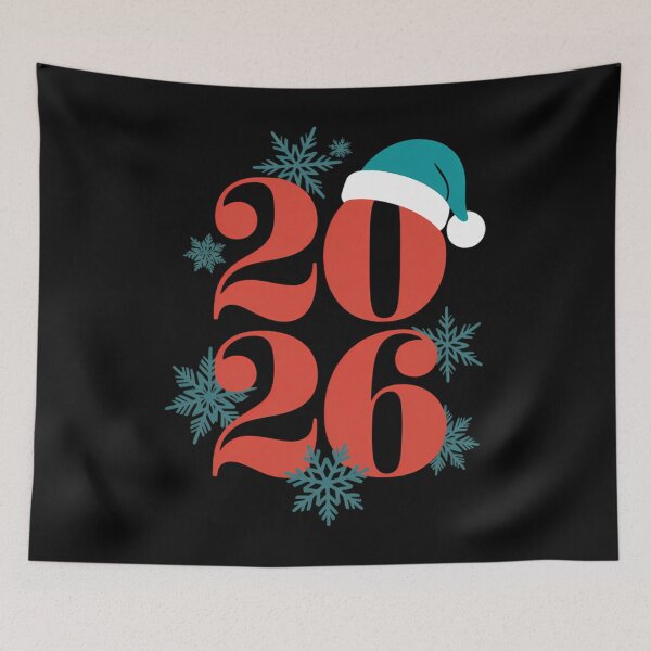 Item preview, 2026 New Year Festive Christmas Santa Hat Snowflake Holiday Celebration Winter Party designed and sold by Moon-Ape.