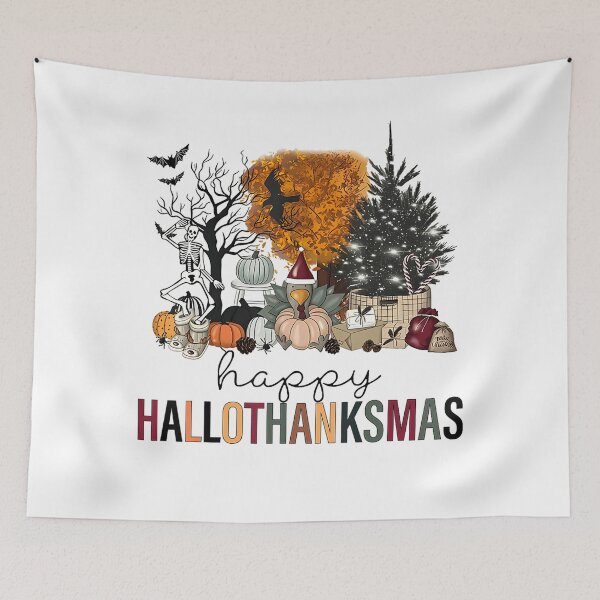Item preview, Tree Merry Happy Christmas 2025 Hallothanksmas Vintage designed and sold by JamieFmorriSS.