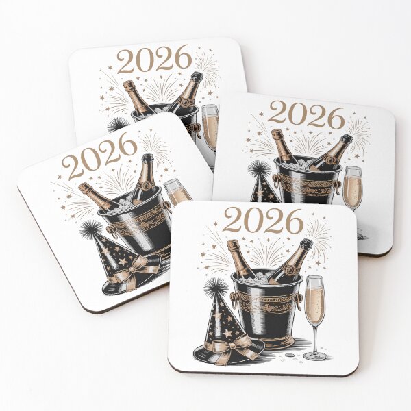 Artikelvorschau, Neujahrsparty 2026 entworfen und verkauft von Moon-Ape.