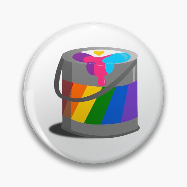 Item preview, Proud Paint Polyamory Flag in a Bucket designed and sold by HarveyHandcraftsandDesigns.