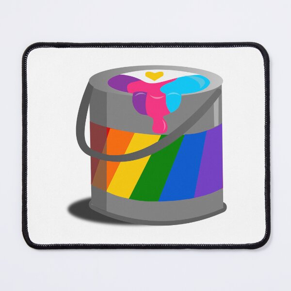 Item preview, Proud Paint Polyamory Flag in a Bucket designed and sold by HarveyHandcraftsandDesigns.