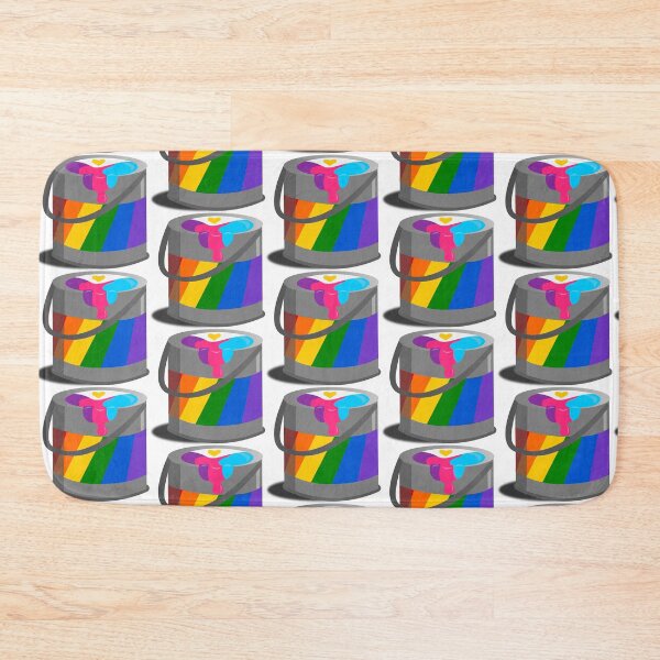 Item preview, Proud Paint Polyamory Flag in a Bucket designed and sold by HarveyHandcraftsandDesigns.