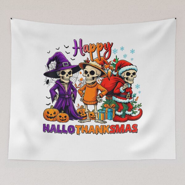 Item preview, 2025 Christmas Happy Hallothanksmas Merry Tree Vintage designed and sold by JamieFmorriSS.