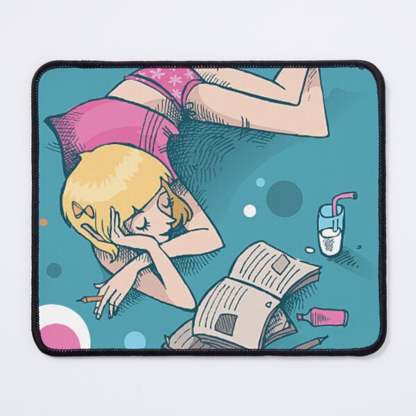 Item preview, Relaxing Summer Beach Read Cartoon Girl Pop Art designed and sold by anandsiva2703.
