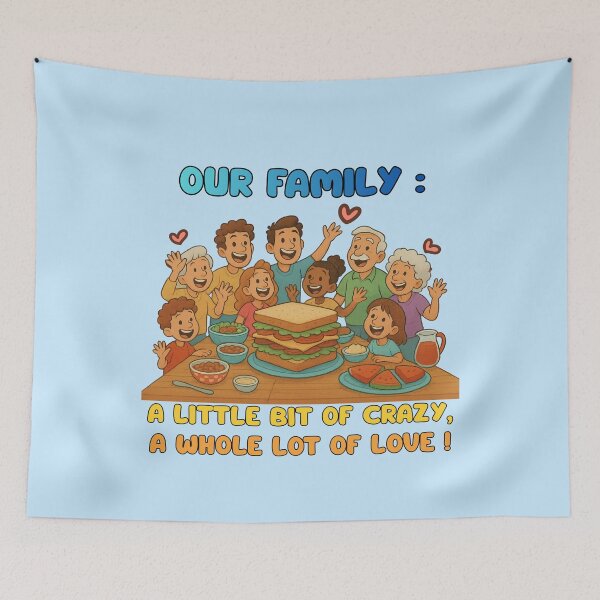 Item preview,  A vintage cartoon style Family reunion  design with an funny family reunion quote designed and sold by Tanuja  Sharma.