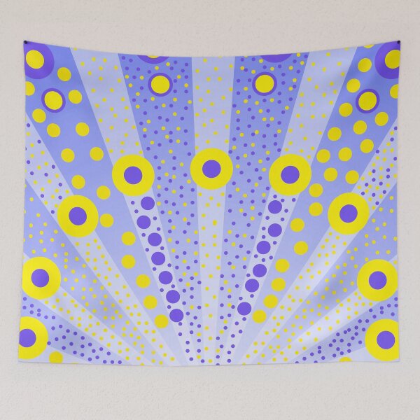 Item preview, purple/yellow peacock designed and sold by JustLagoons.