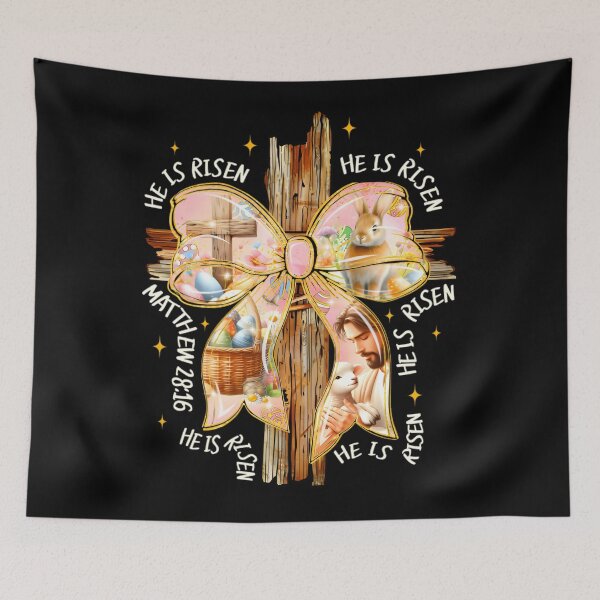 Item preview, used Christ, in Christianity Easter, the celebrate is being during his after of to dead Jesus commemorating commonly from resurrection crucified. resurrection especially the It designed and sold by JUSchallerArt.