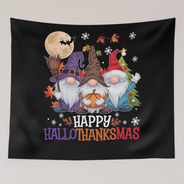 Item preview, Vintage Hallothanksmas Tree Merry Happy 2025 Christmas designed and sold by JamieFmorriSS.
