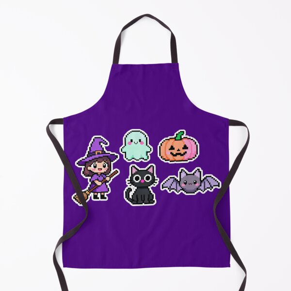 Item preview, Cute Pixel Halloween Kawaii Characters designed and sold by MuseAI.