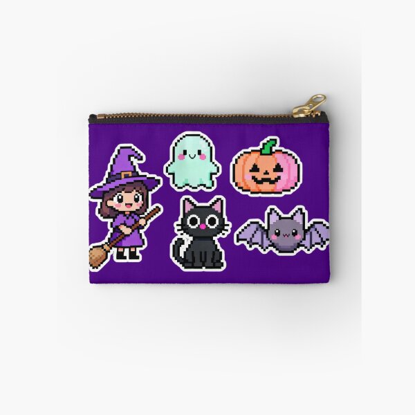 Item preview, Cute Pixel Halloween Kawaii Characters designed and sold by MuseAI.