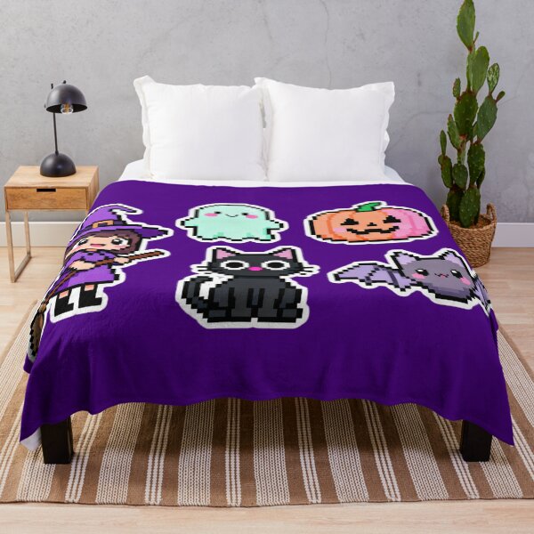 Item preview, Cute Pixel Halloween Kawaii Characters designed and sold by MuseAI.