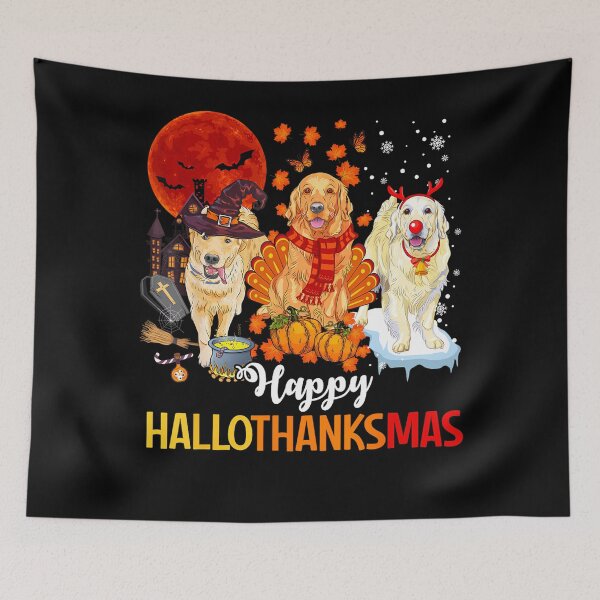 Item preview, Hallothanksmas Christmas Merry 2025 Vintage Tree Happy designed and sold by JamieFmorriSS.