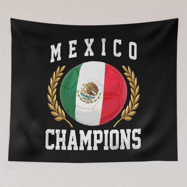 Item preview, SOCCER BALL FLAG CHAMPIONS - MEXICO - Fans and Teams for Men and Women T-shirt designed and sold by wallsandpatts.
