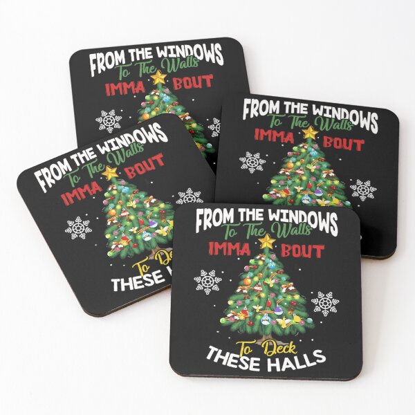 Item preview, From The Windows To The Walls Deck Halls designed and sold by JUSchallerArt.
