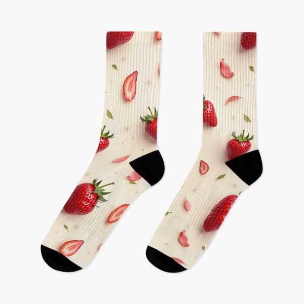 Item preview, Pretty Strawberries  Seamless Pattern  designed and sold by BDLdesigns.