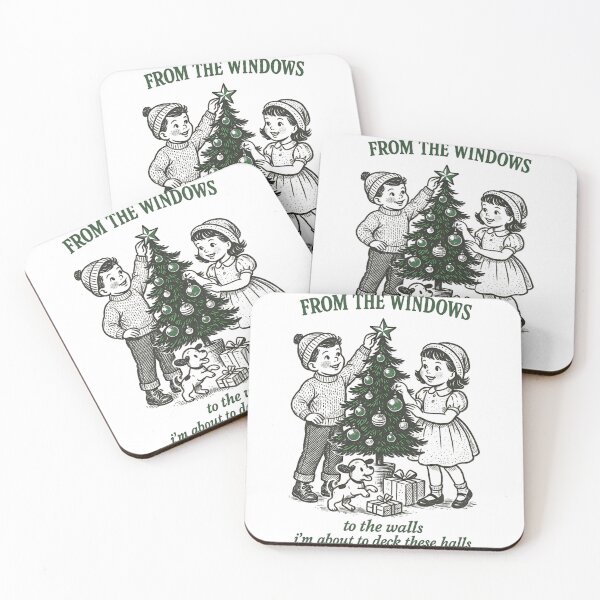 Item preview, From The Windows To The Walls I'M About To Deck These Halls - Funny Christmas designed and sold by JUSchallerArt.