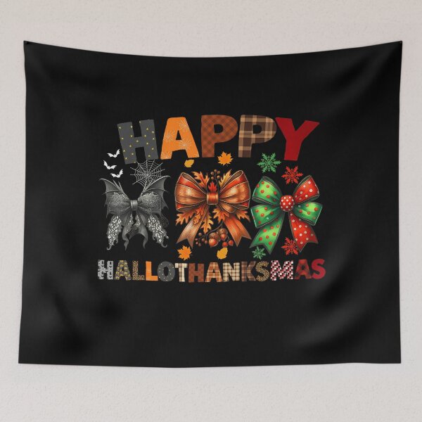Item preview, Happy Hallothanksmas 2025 Merry Vintage Christmas Tree designed and sold by JamieFmorriSS.