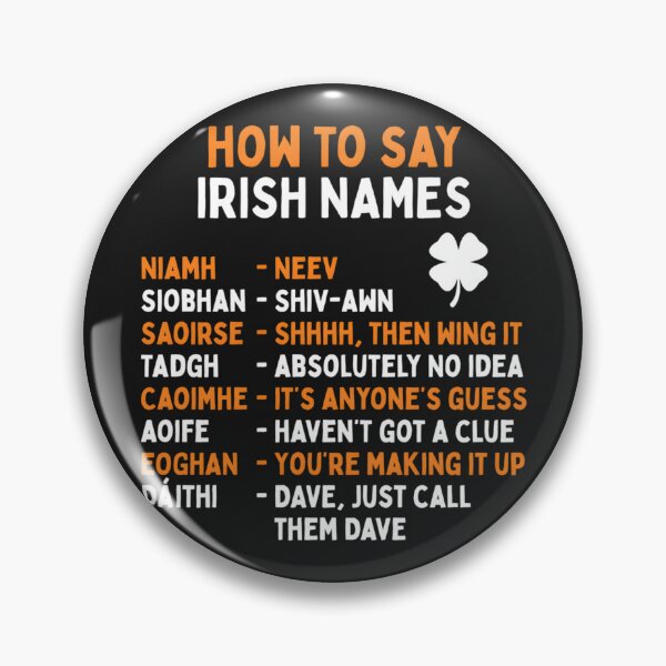 Item preview, How to Say Irish Names — Phonetic Guide designed and sold by vemjmNZDL8.