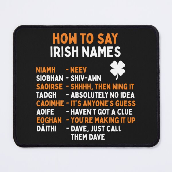 Item preview, How to Say Irish Names — Phonetic Guide designed and sold by vemjmNZDL8.
