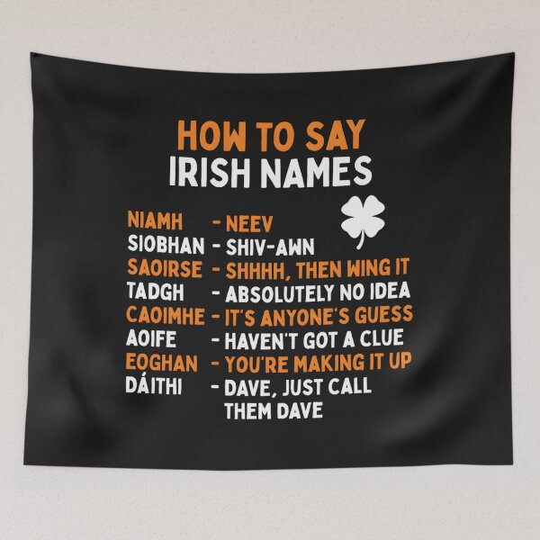 Item preview, How to Say Irish Names — Phonetic Guide designed and sold by vemjmNZDL8.